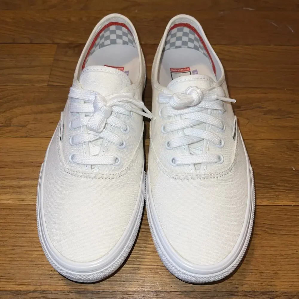 Vans Authentic Pro Pop Cush True White Men Size 8.5/Women 10 NEW.NWOB